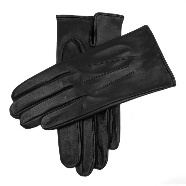 unlined leather dress gloves Genuine Leather Unlined Women Dress Gloves With Beautiful Standard Length (Black, Small) at Amazon Women's Clothing store