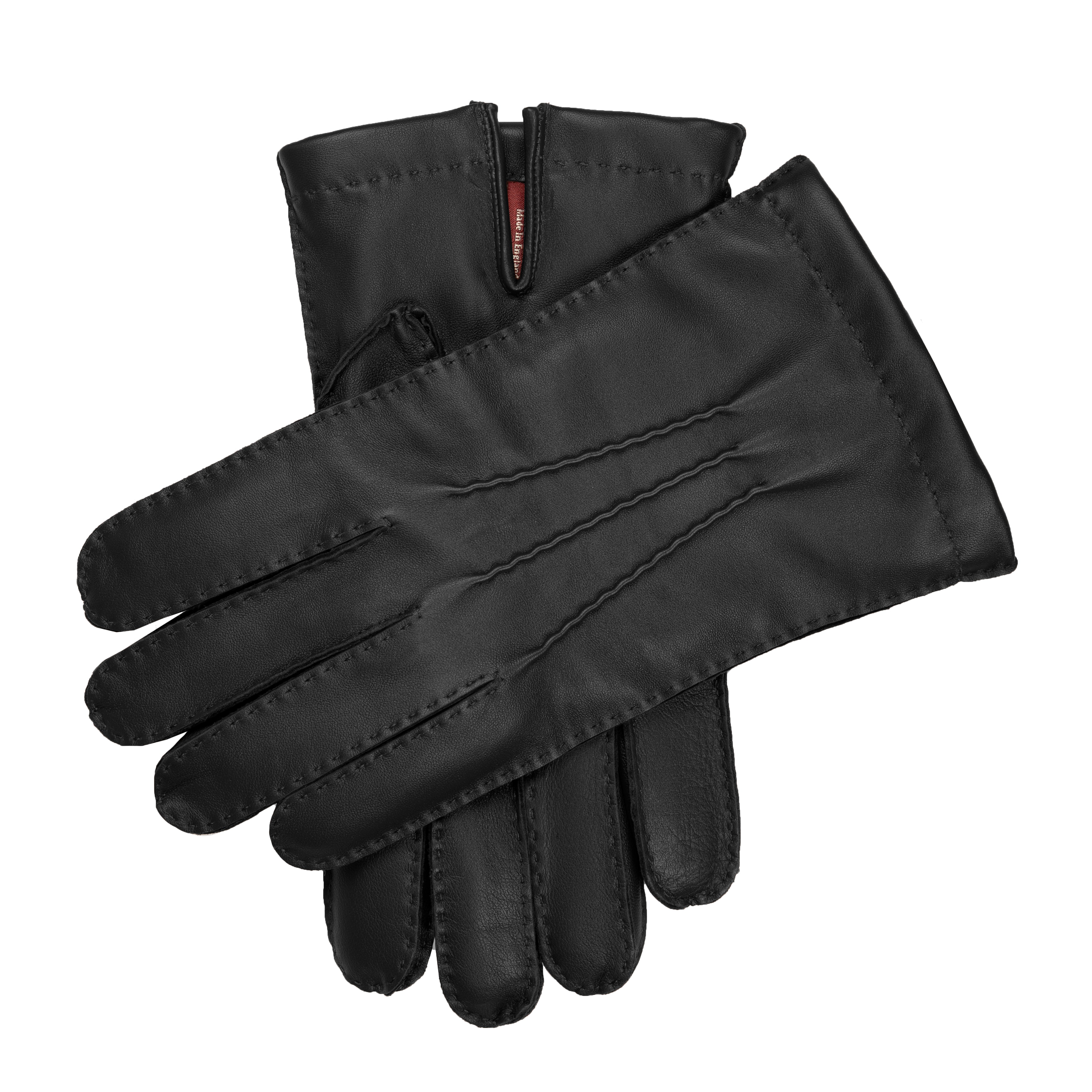 SNUGRUGS Men's Premium Butter Soft Brown Leather Gloves - 3-Point Stitch Design, Winter/Thermal & Everyday Style