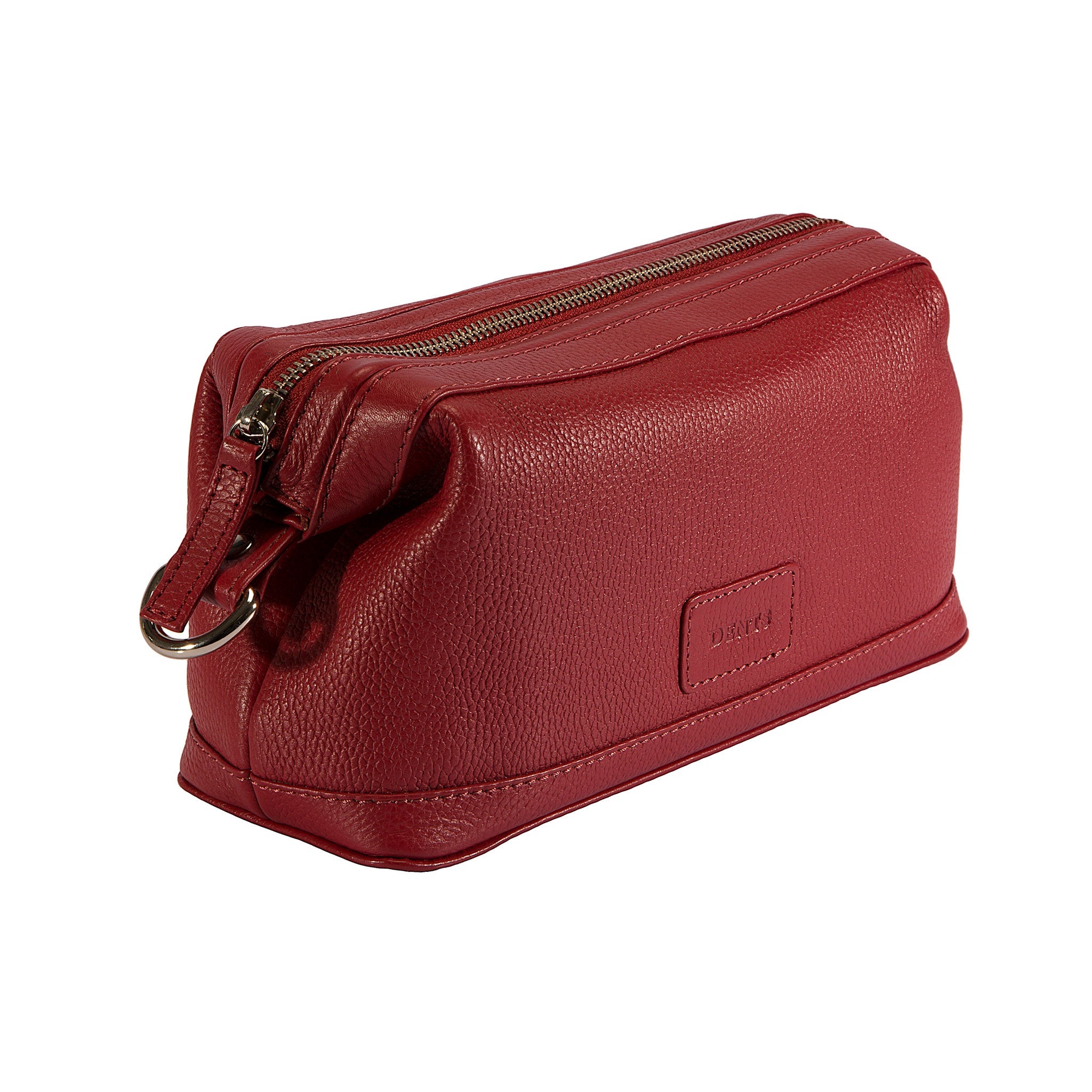 Fossil leather toiletry bag online