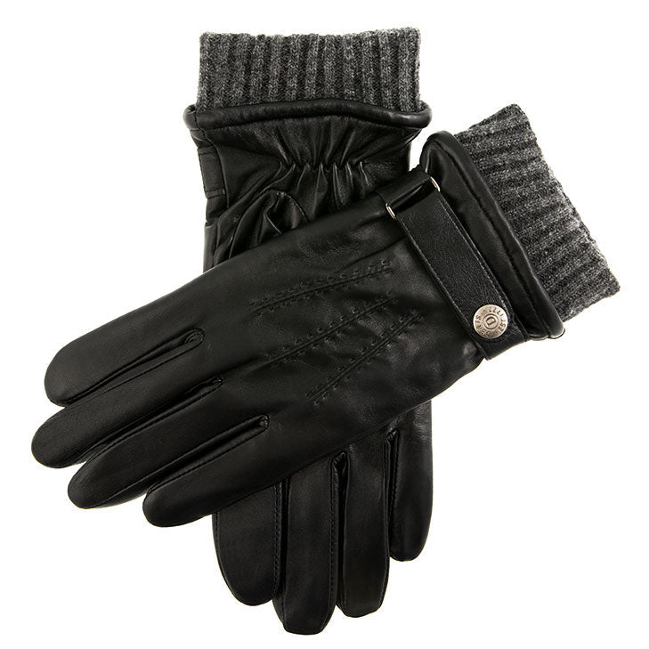 Westbury | Men's Warm Lined Touchscreen Leather Shorter Finger