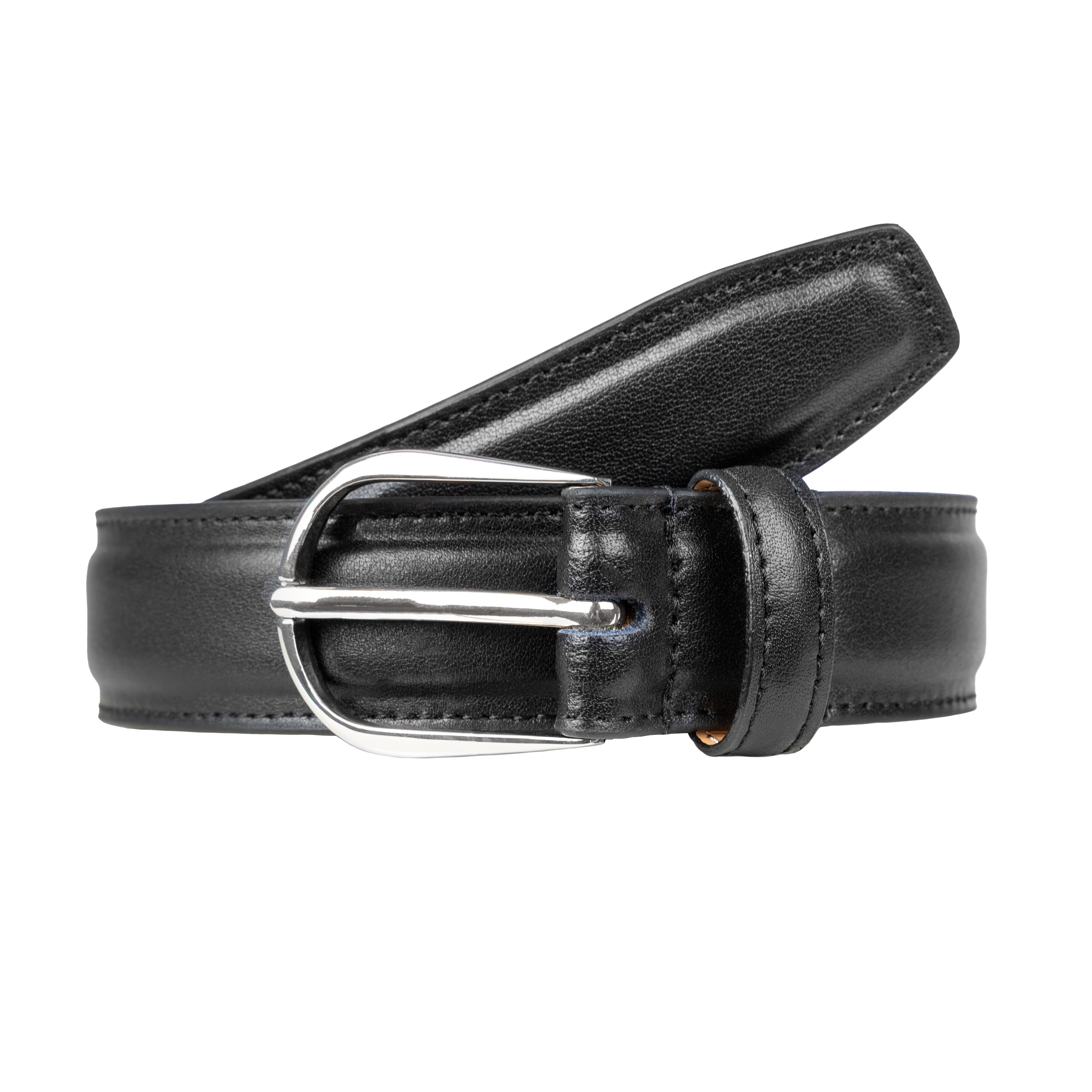 Men's Heritage Reversible Full-Grain Leather Belt with Satin