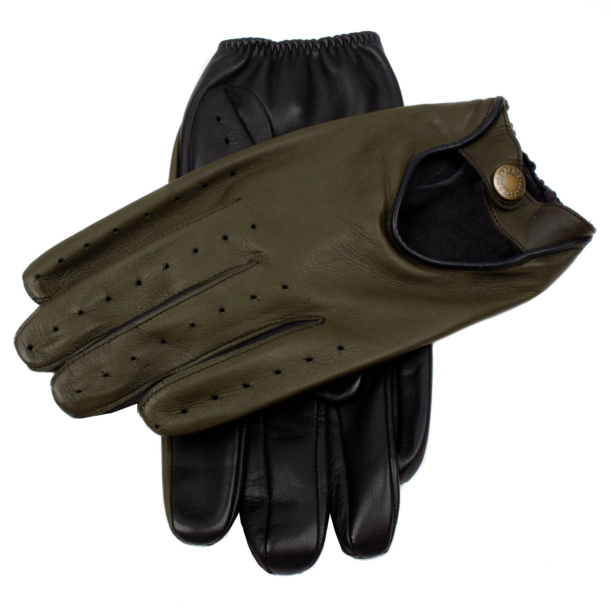 A~Z 専用DENTS The Heritage Collection Men's Heritage Two-Colour Leather Driving Gloves | Dents