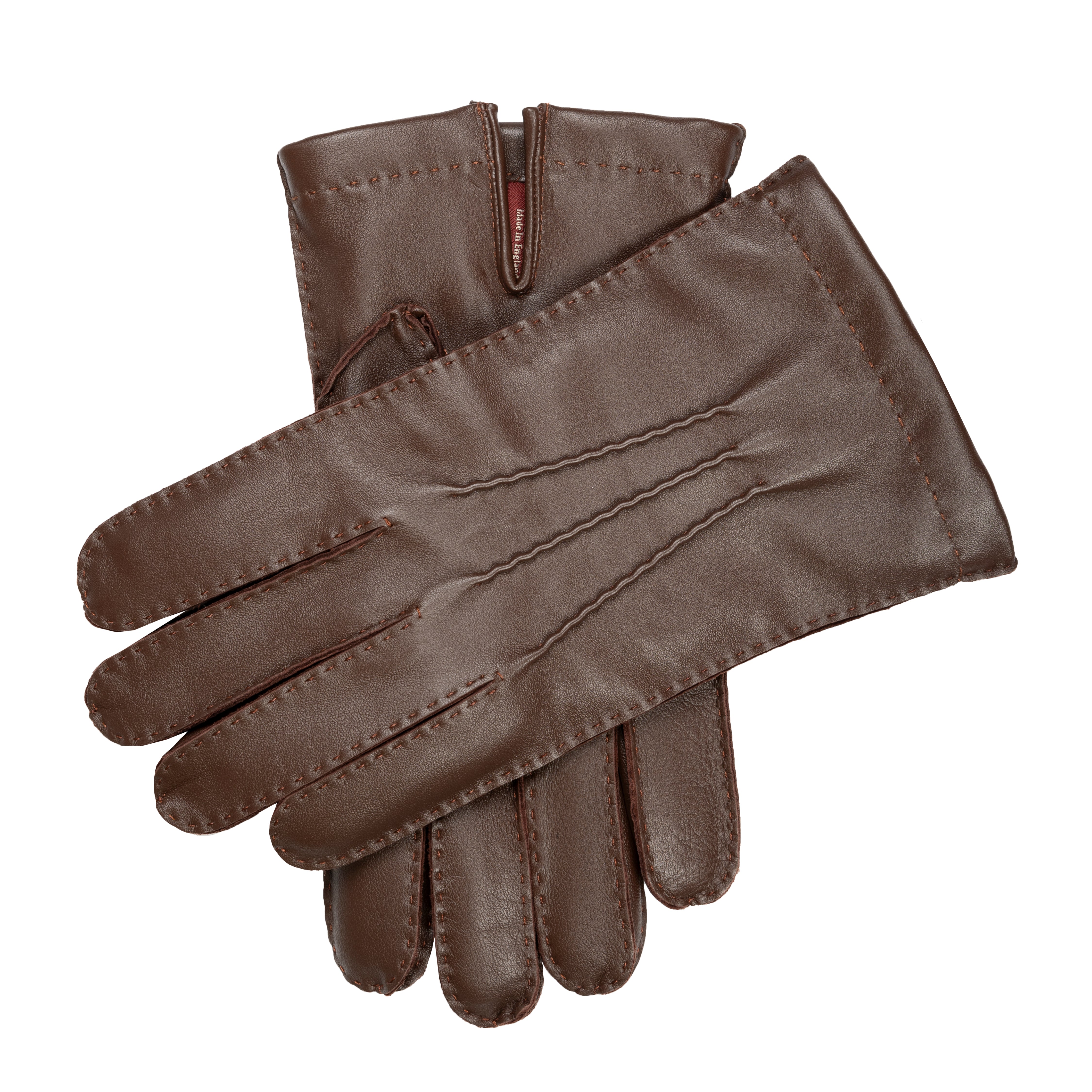 Men's Heritage Touchscreen Handsewn Three-Point Cashmere-Lined