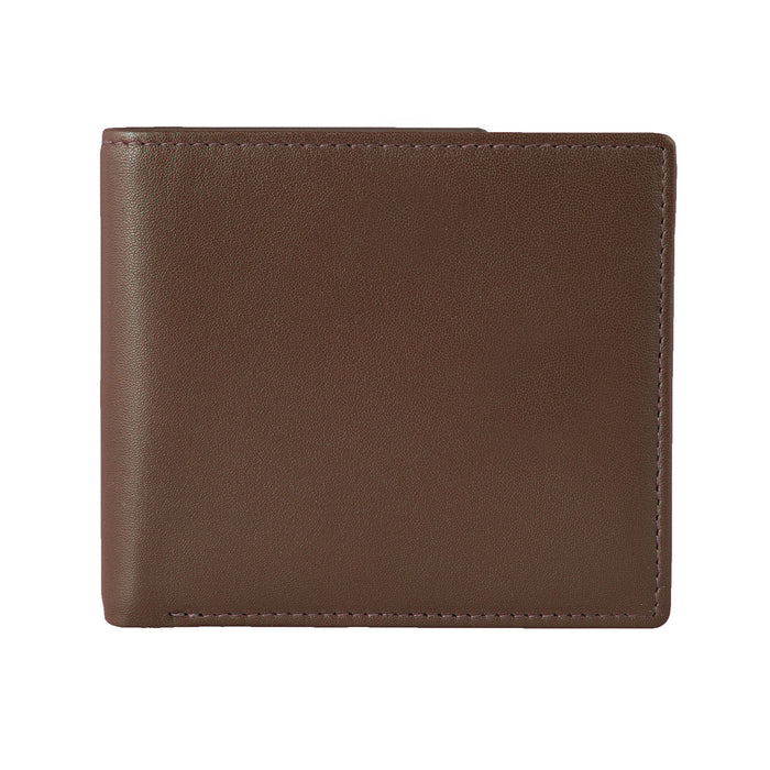 men's English tan leather wallet