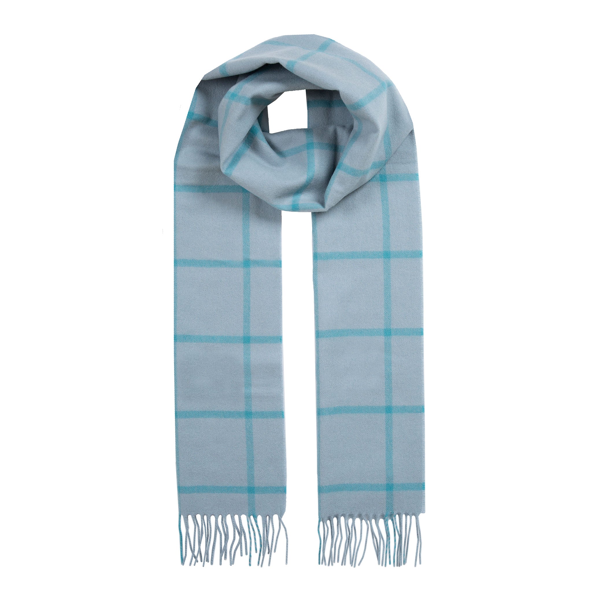 Burberry duck-print cashmere scarf - White