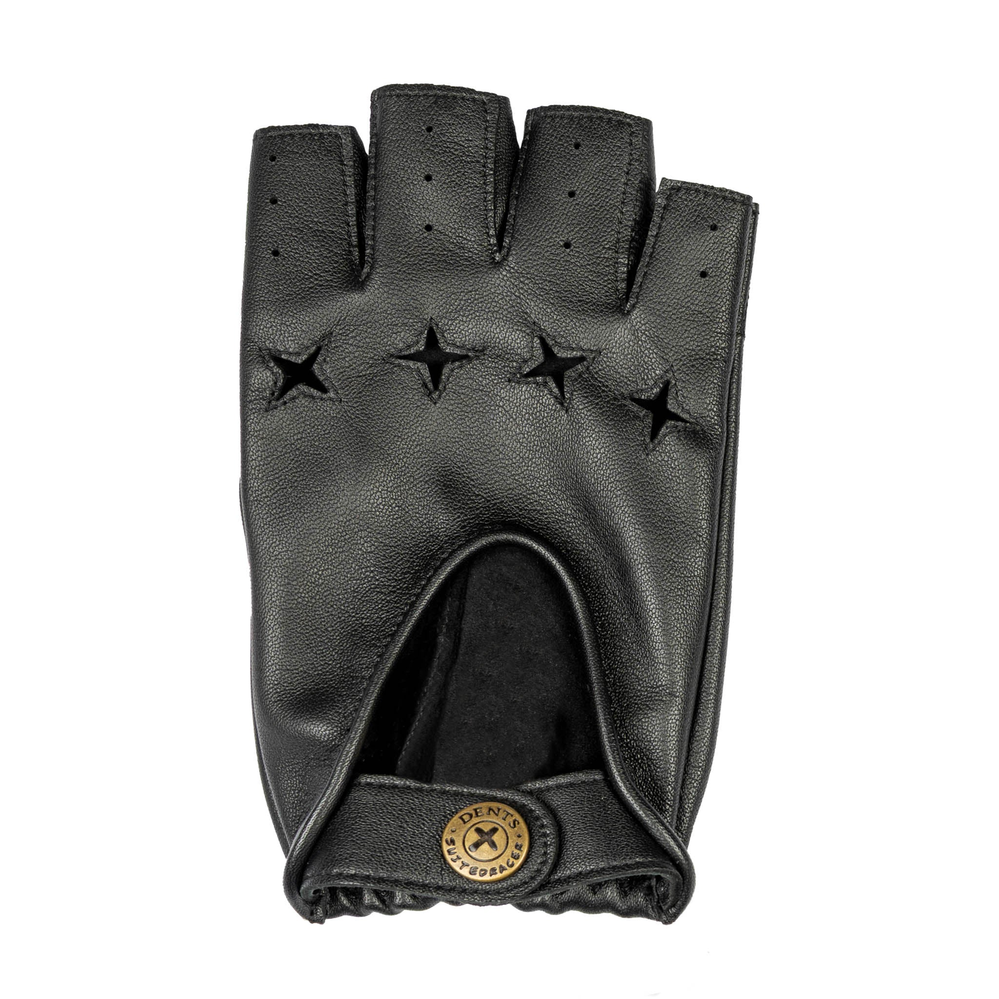 Men's The Suited Racer Fingerless Water-Resistant Leather Driving
