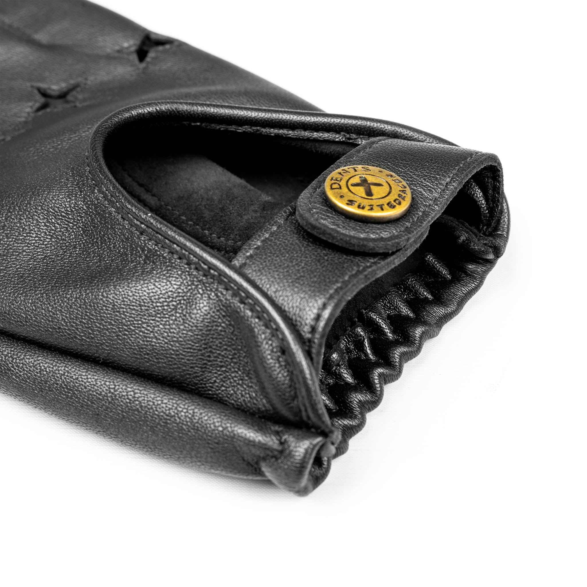 Men's The Suited Racer Fingerless Water-Resistant Leather Driving
