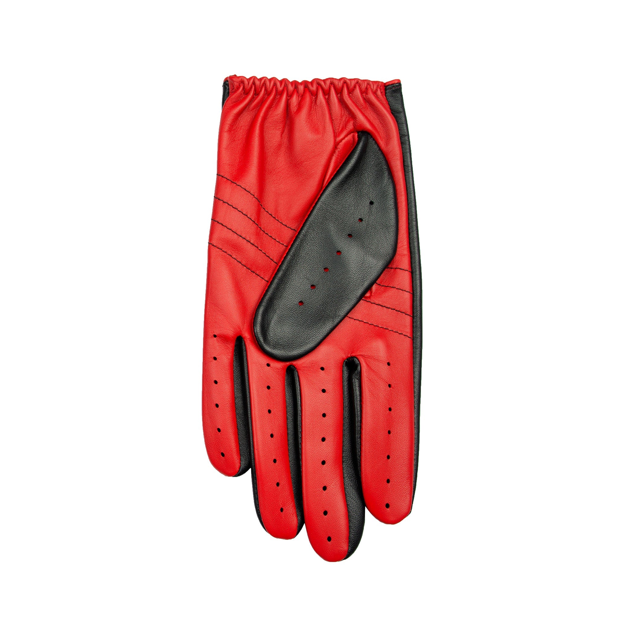 Men's Water-Resistant Two-Colour Leather Driving Gloves | Dents