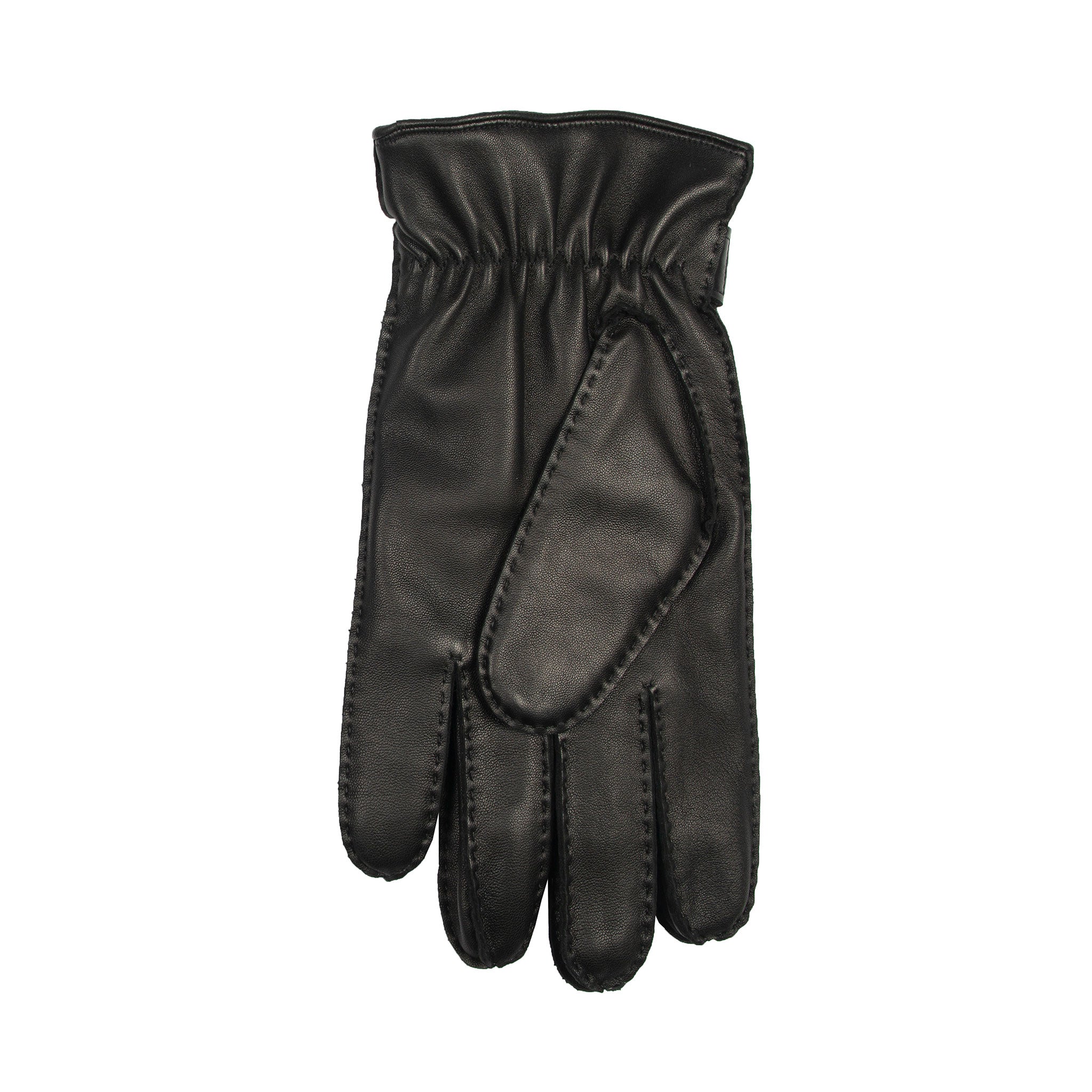 Men's Handsewn Three-Point Wool and Cashmere Blend-Lined Leather