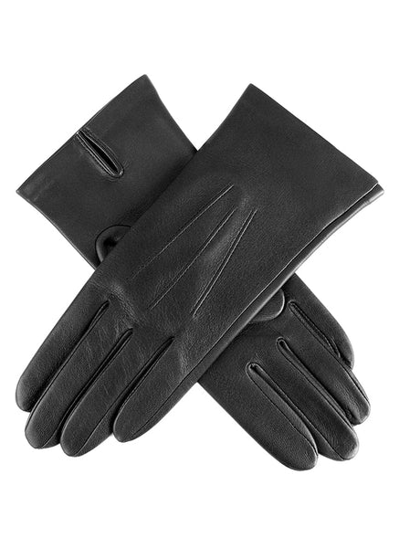 Premium Vented Fingerless Leather Gloves