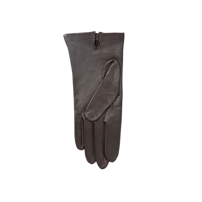 Dents Womens Three Point Leather Gloves in Black