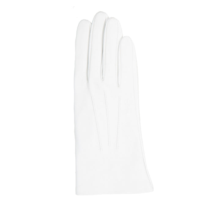 white leather dress gloves Ladies Opera Length Leather Formal Gloves