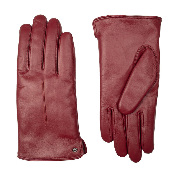 Warmen Ladies Genuine Nappa Leather Gloves With Touchscreen Fingers – Lambskin, Lined, Wrist Length