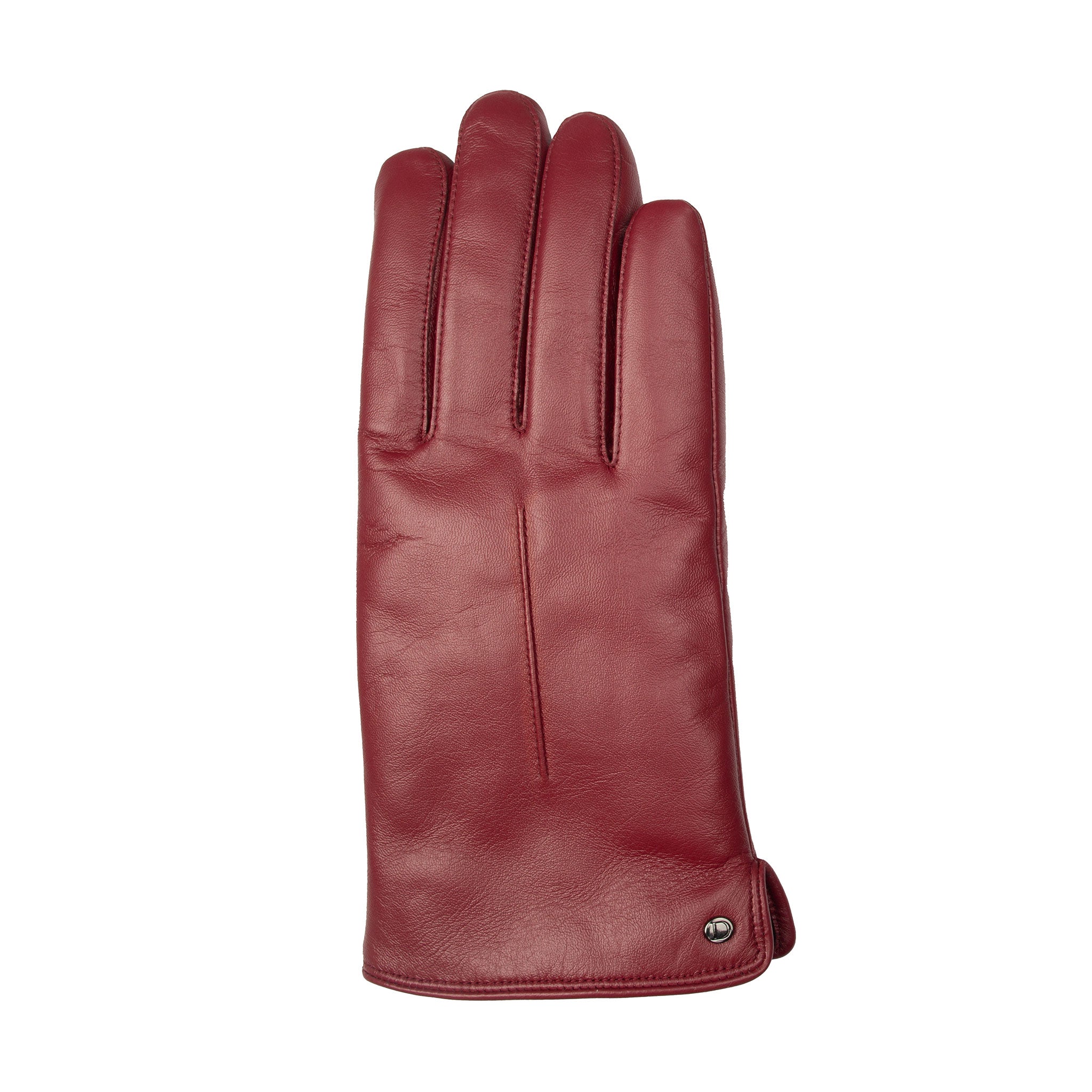 Women's Touchscreen Single-Point Faux Fur-Lined Leather Gloves | Dents