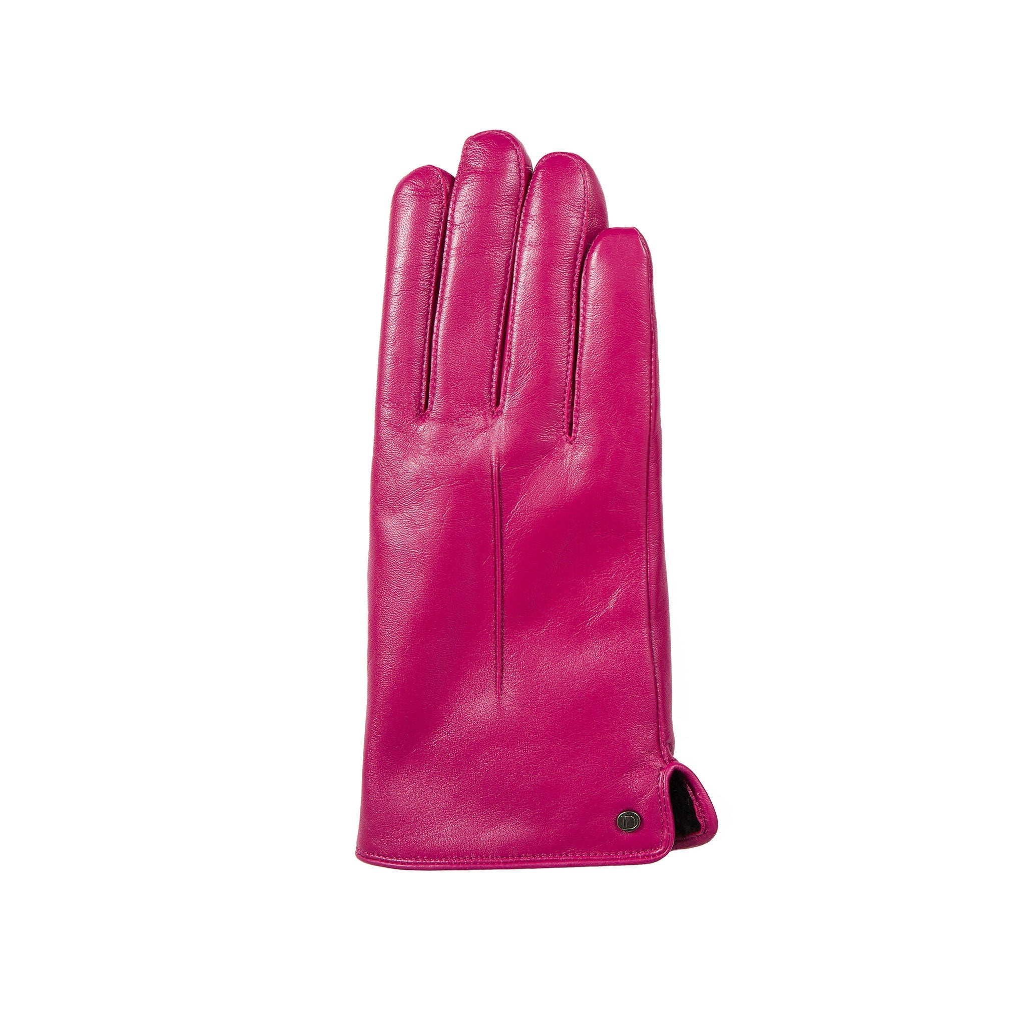 Women\'s Touchscreen Single-Point Faux Fur-Lined Leather Gloves | Dents