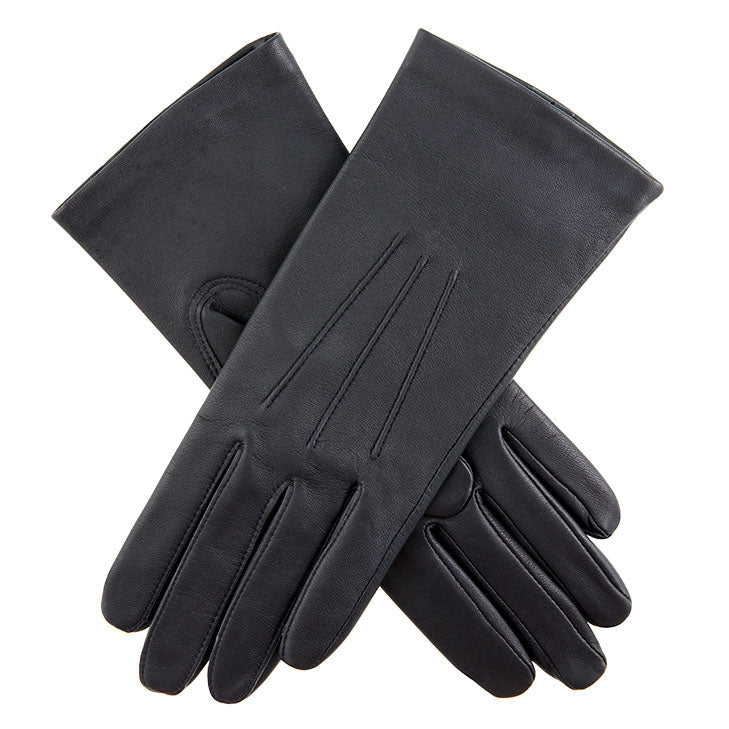 小物 DENTS leather silk globe size8 Elizabeth | Women's Silk Lined Leather Gloves | Dents