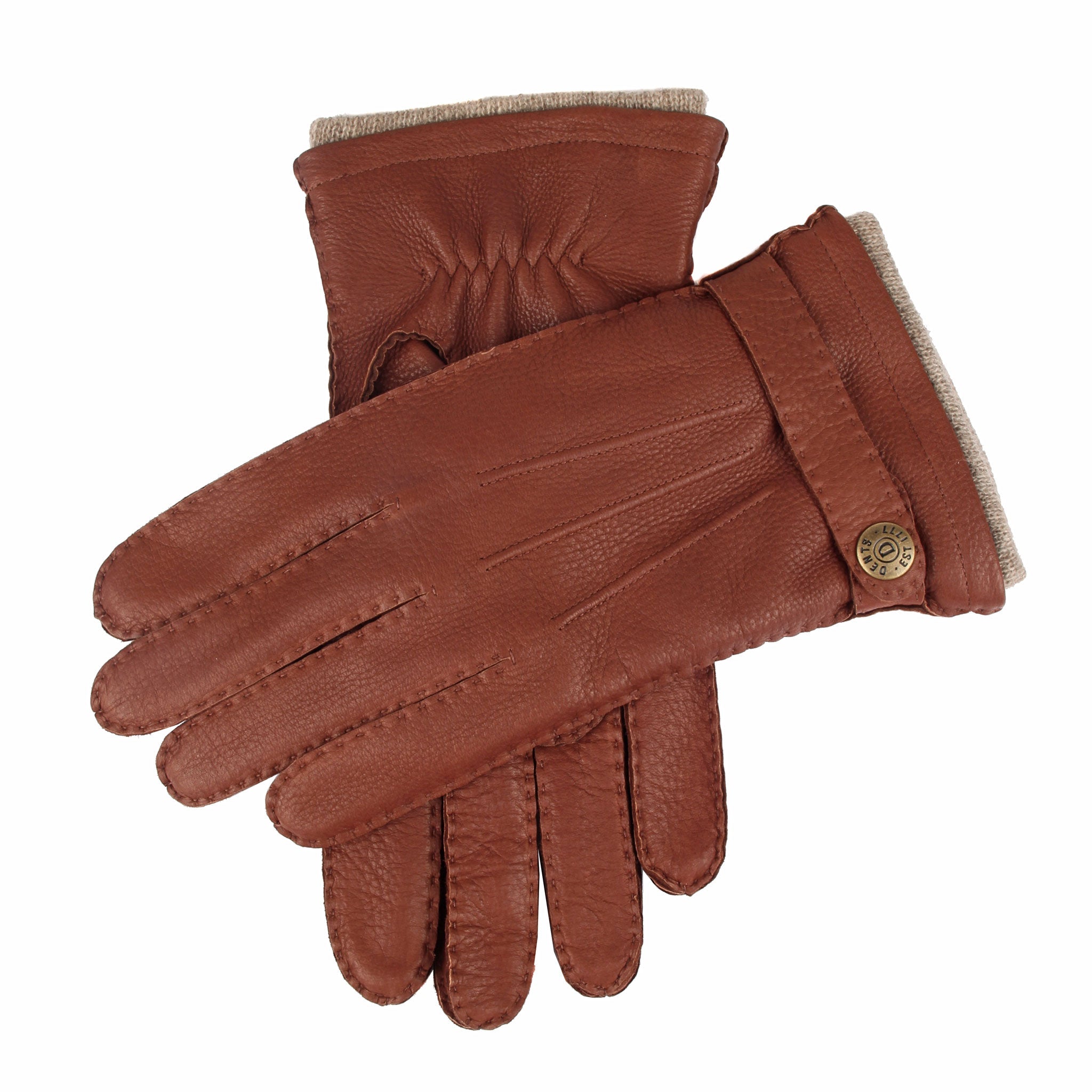 Gloucester | Men's Cashmere Lined Deerskin Leather Gloves | Dents