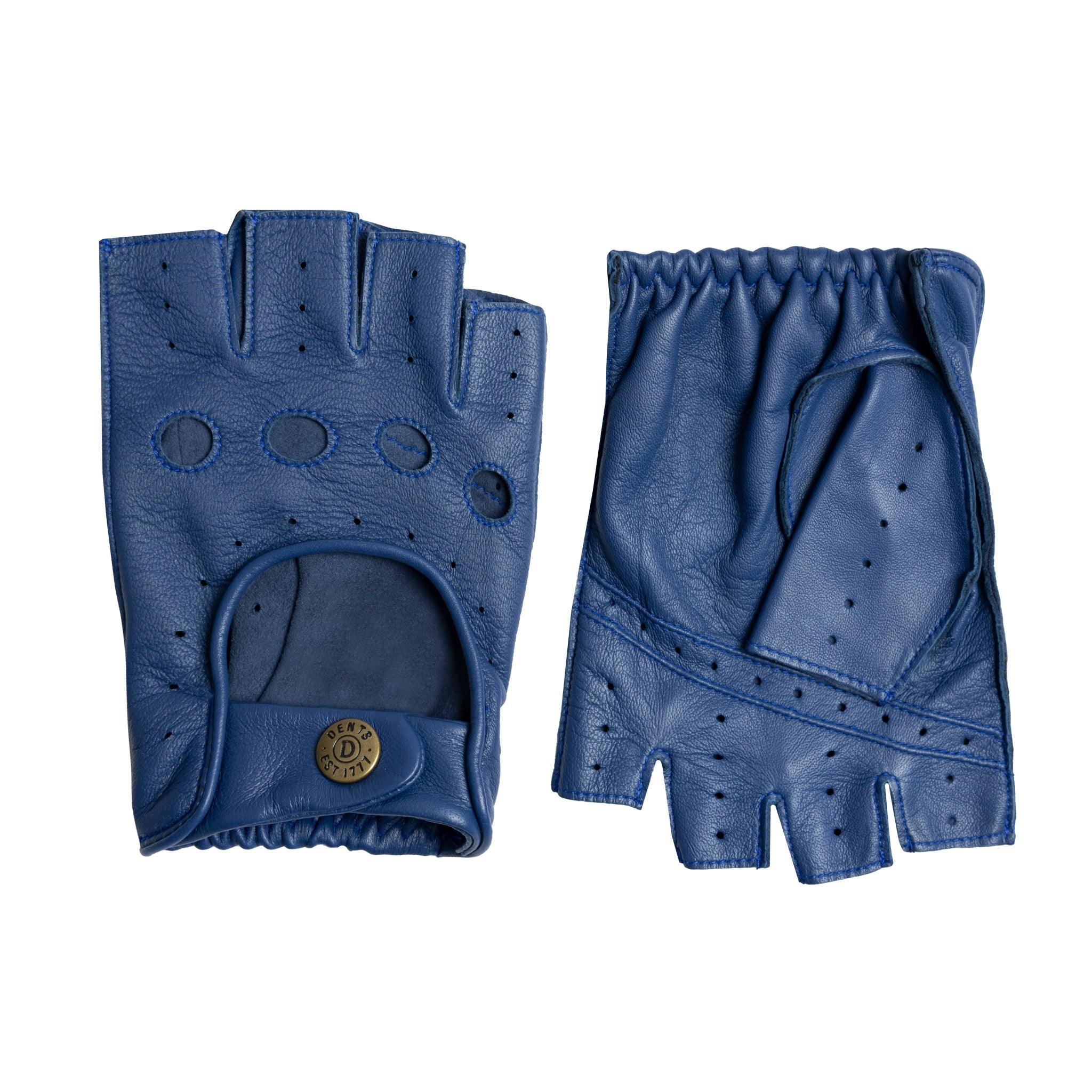 Snetterton | Men's Fingerless Leather Driving Gloves | Dents