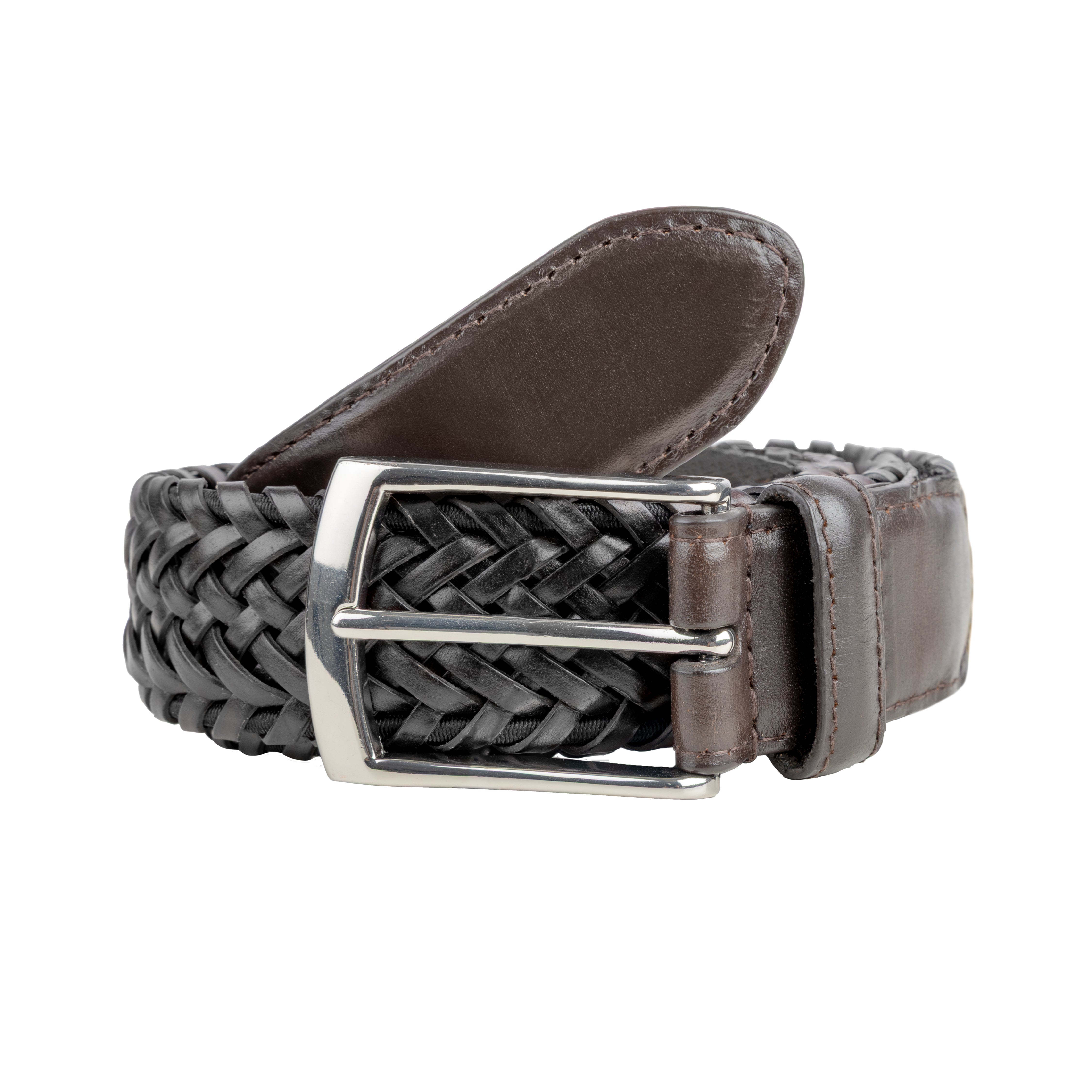 Plaited Leather Belt | Dents