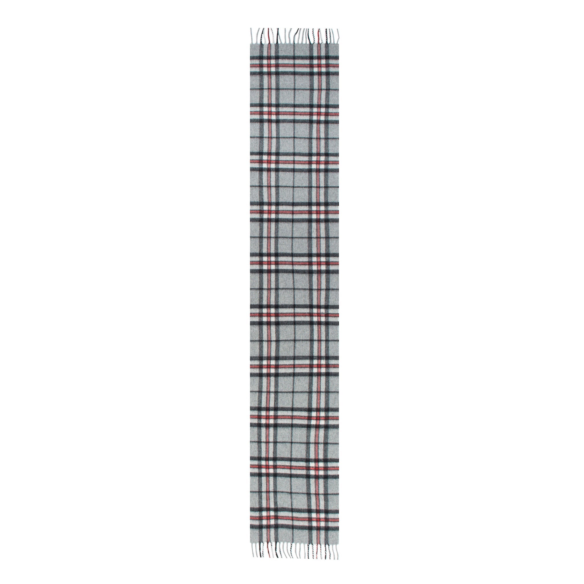 Heritage Bold Check Cashmere Scarf with Tassels and Gift Box Heritage Bold Check Cashmere Scarf with Tassels and Gift Box