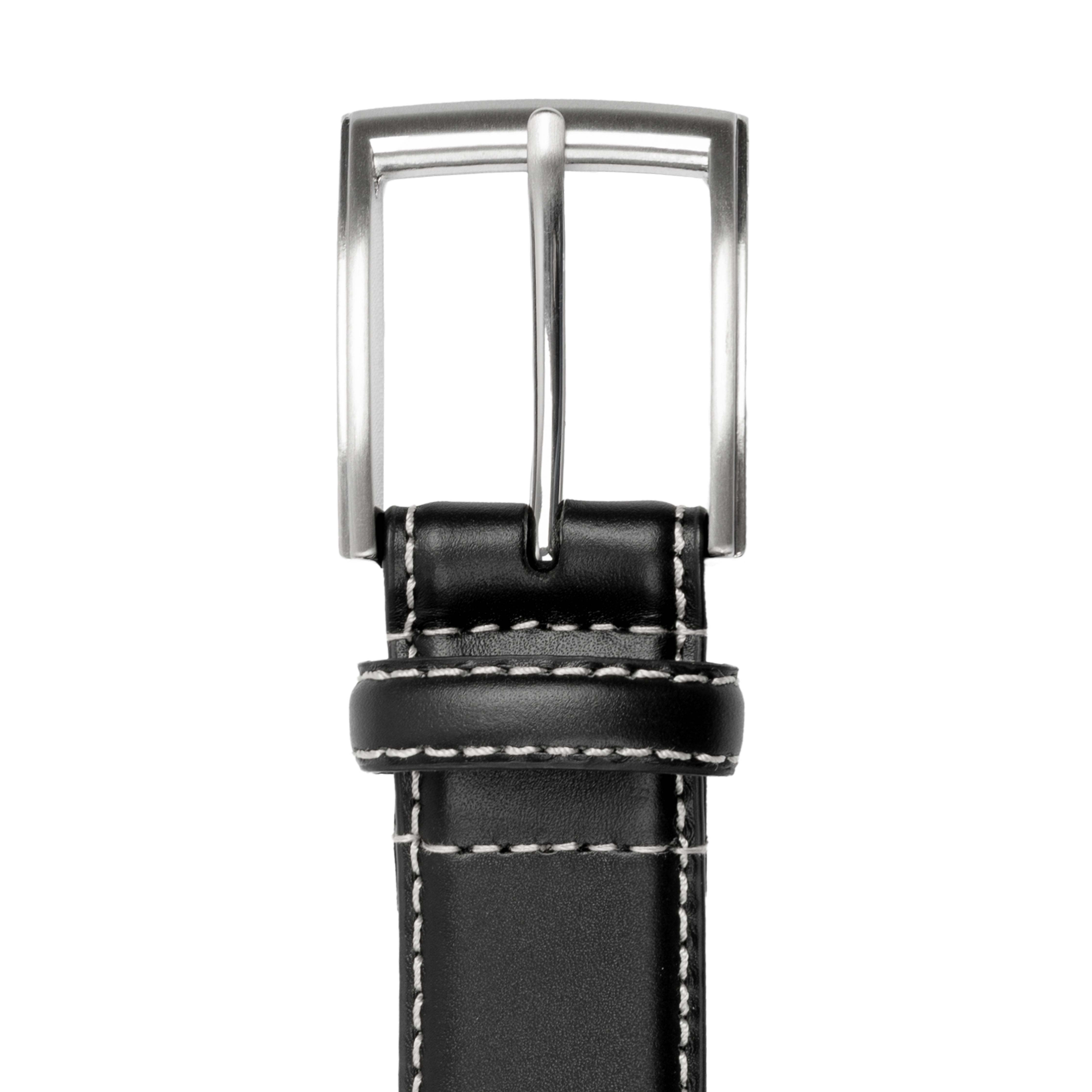 Genuine leather belt, size XL Genuine Black Tooled Leather Belt main image 2