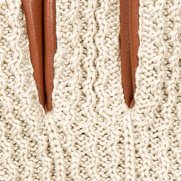 Men's The Suited Racer Fingerless Crochet-Back Leather Driving