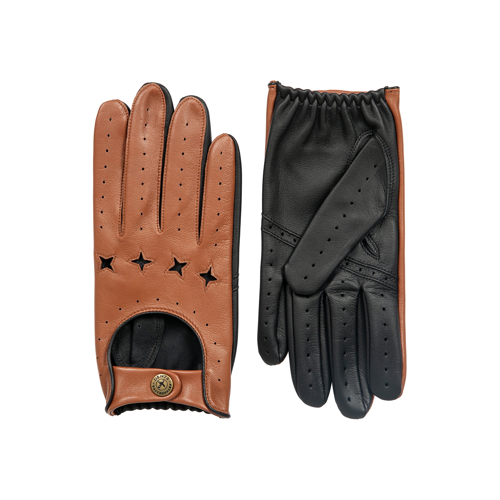 Racer The Suited Racer X Dents Touchscreen Leather Driving Gloves Dents 7571