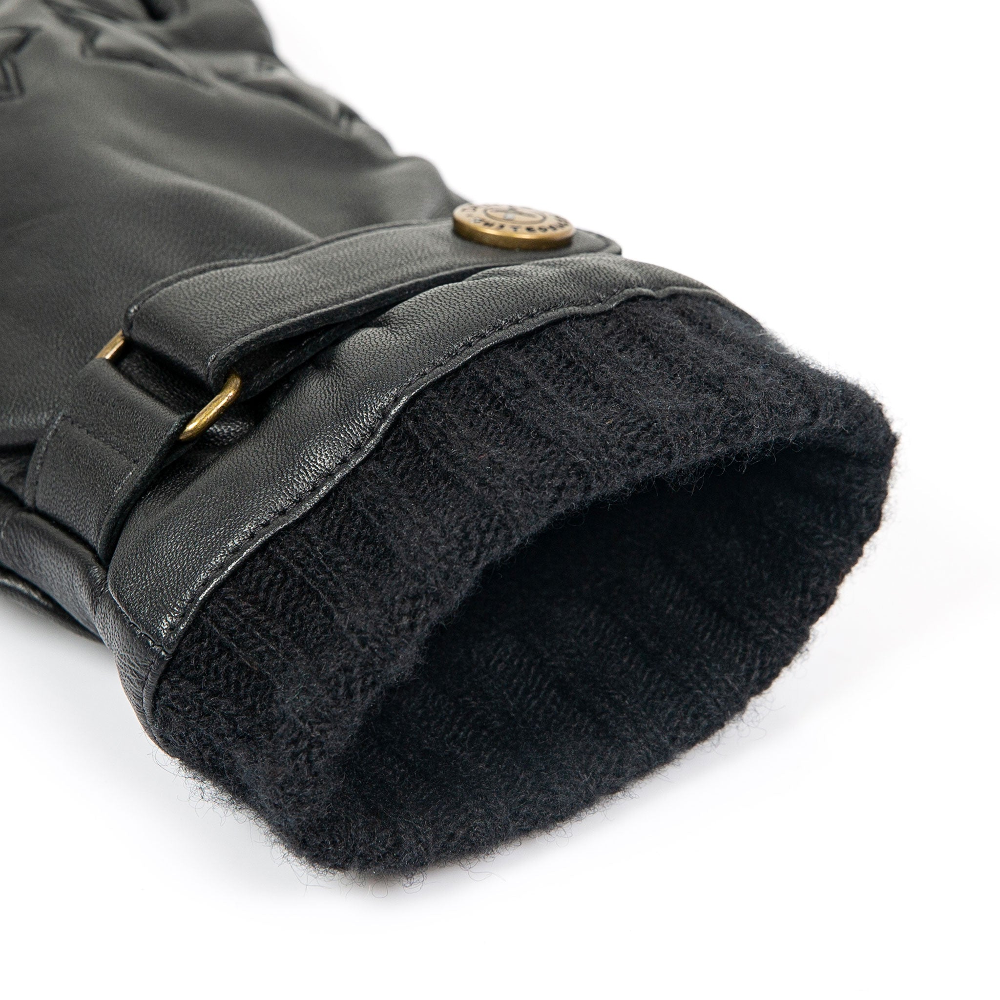 Men's The Suited Racer Touchscreen Cashmere-Lined Leather Driving Gloves