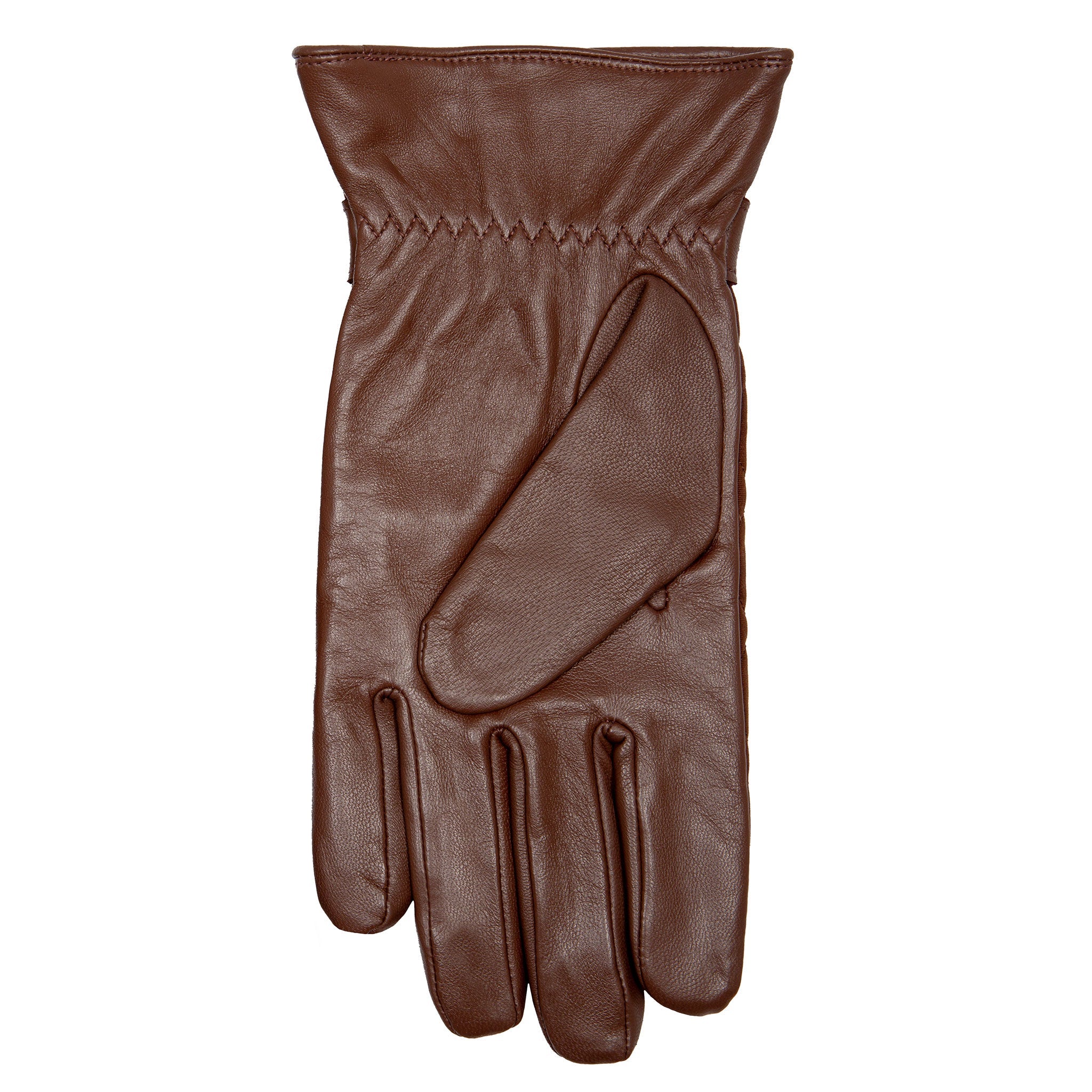 Men's Touchscreen Water-Resistant Fleece-Lined Leather