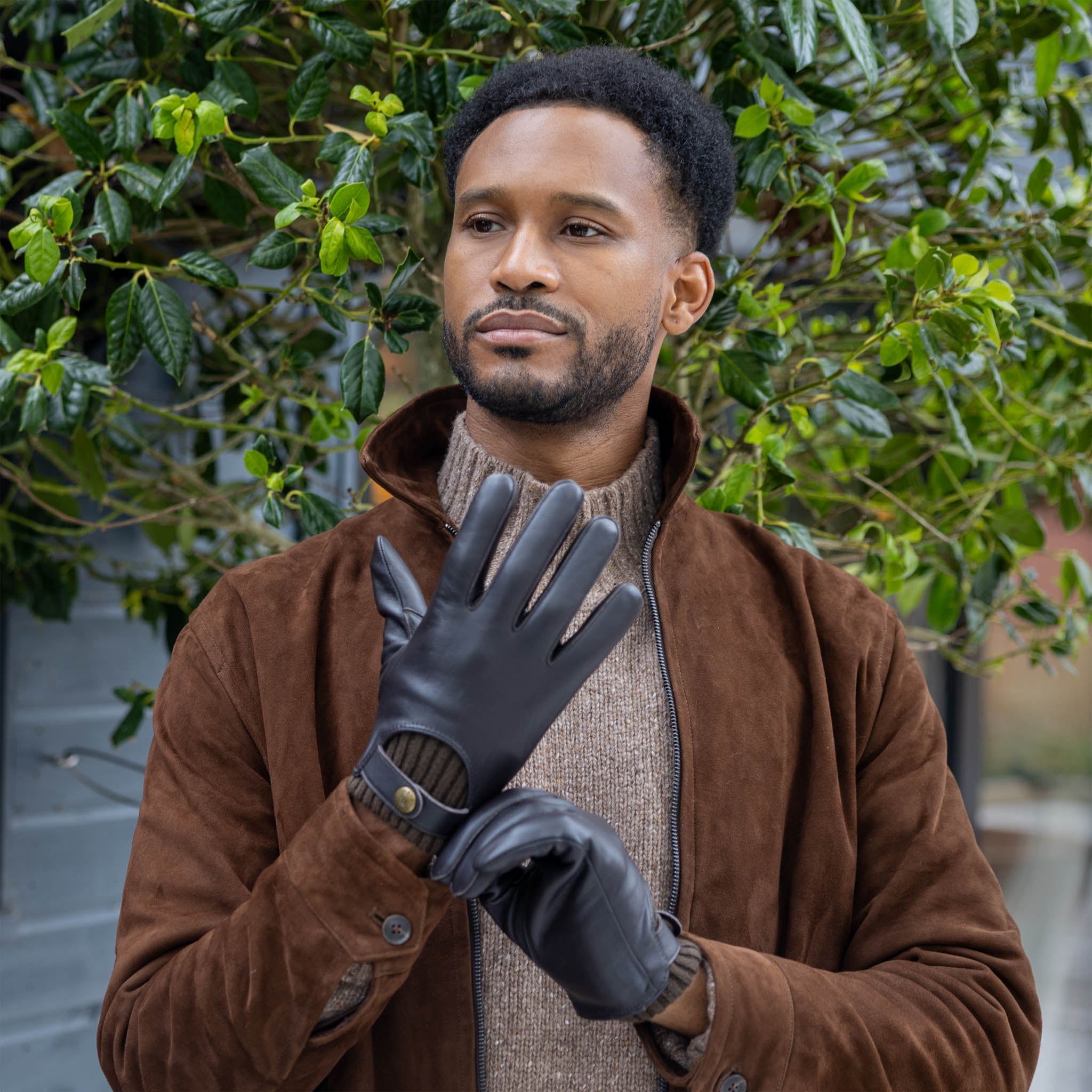 Buxton | Men's Touchscreen Leather Gloves | Dents Buxton | Men's Touchscreen Leather Gloves | Dents