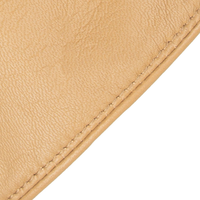 Women's Leather Driving Gloves Toffee closeup