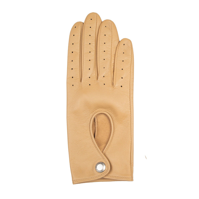 Women's Leather Driving Gloves Toffee right