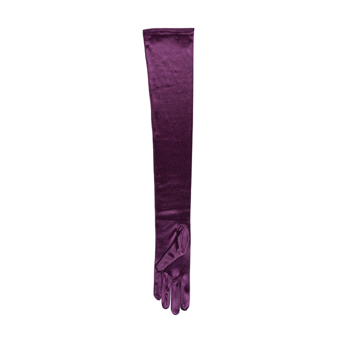 Guantes Largos De Satén Hasta El Codo Para Mujer – Elegantes Y Sexys Para Bodas, Fiestas Y Disfraces (Negro O Blanco)