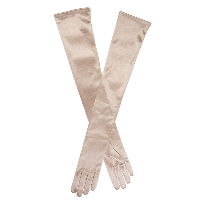 Gold Satin Gloves Gold Satin Gloves