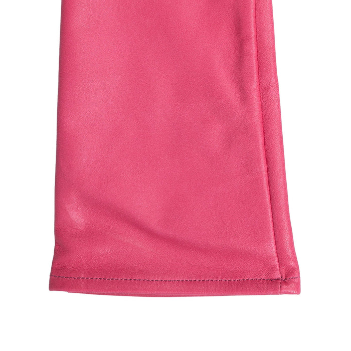 Women's Single Long Above-Elbow Lined Leather Gloves Sorbet Right Cuff