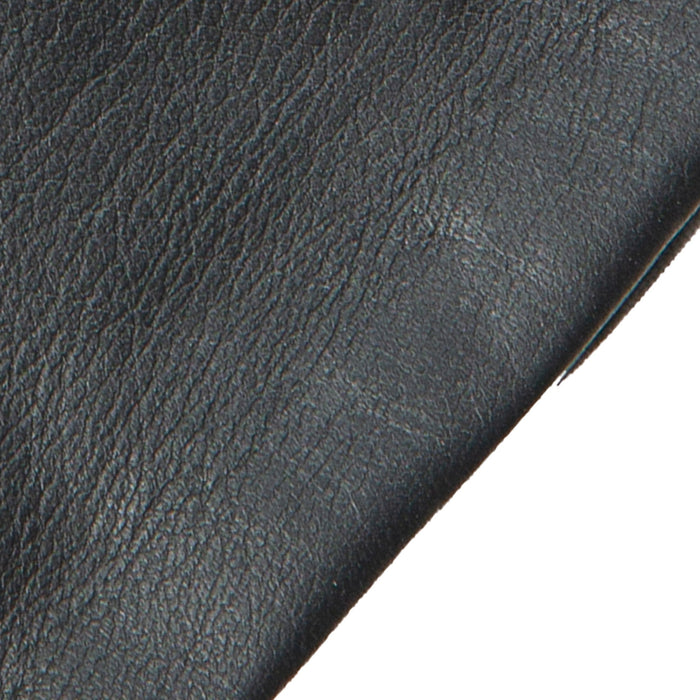Women's Black Three Point Lined Leather Gloves Closeup