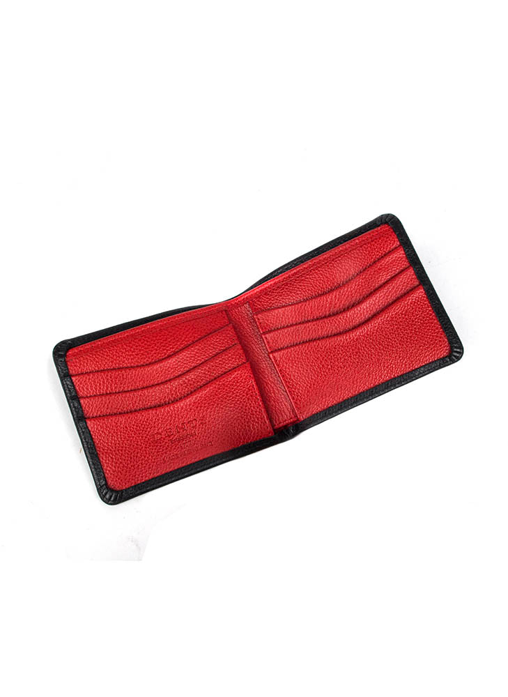 Order Red Personalized Men's Wallet Online From Angel's Creation,Mumbai