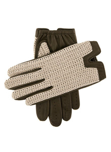 Muncaster, Men's Abraham Moon Tweed & Deerskin Leather Gloves