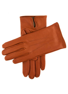 Men's Heritage Three-Point Silk-Lined Leather Gloves