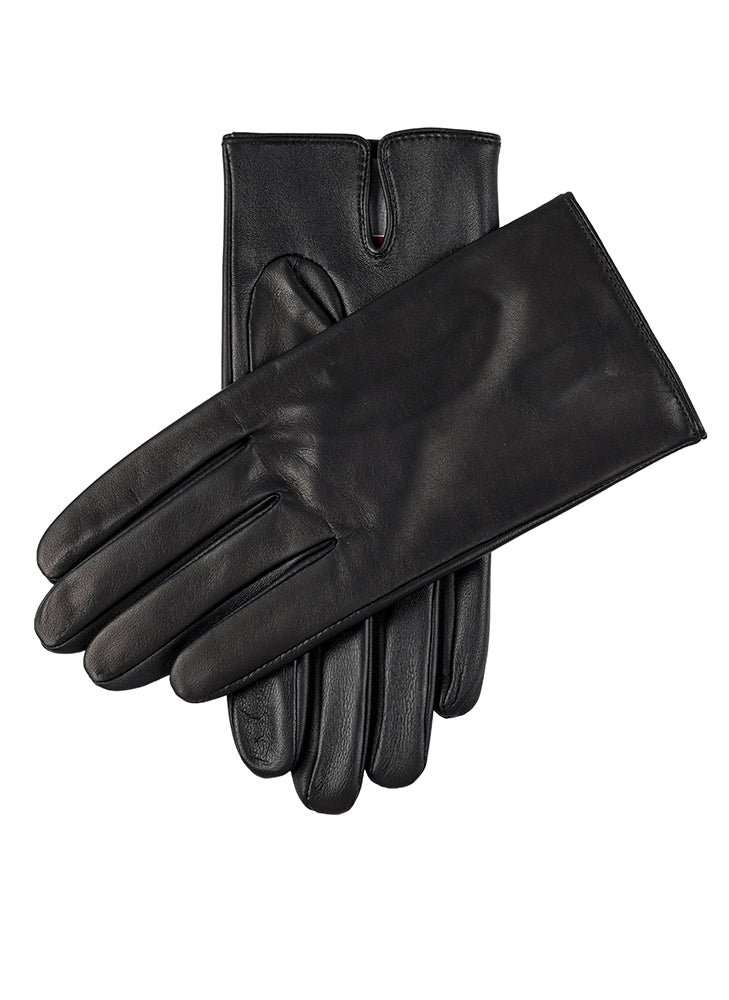 Men's Heritage Touchscreen Silk-Lined Leather Gloves Dents