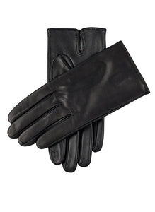 Men’s Heritage Touchscreen Silk-Lined Leather Gloves