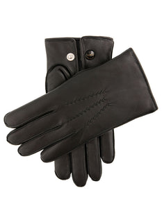 Men's Heritage Three-Point Fur-Lined Leather Gloves