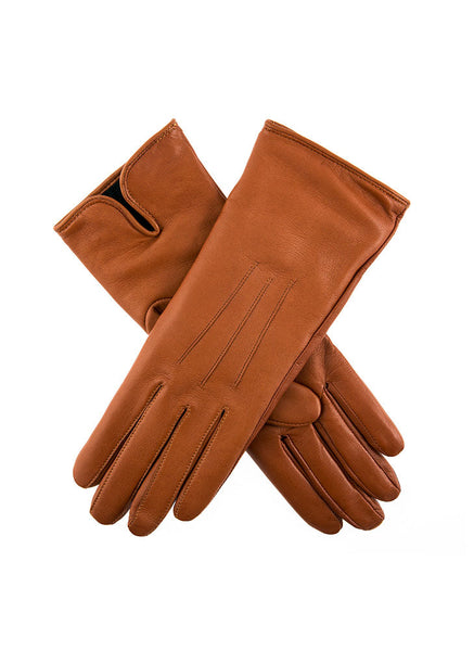 Premium Vented Fingerless Leather Gloves