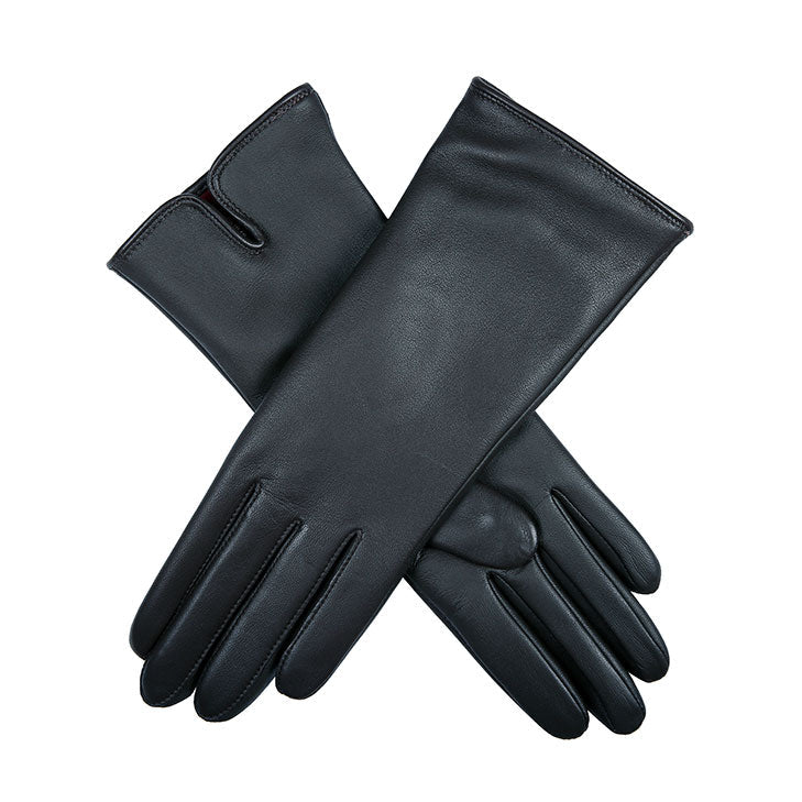 A~Z 専用DENTS The Heritage Collection Women's Heritage Touchscreen Three-Point Fur-Lined Leather Gloves