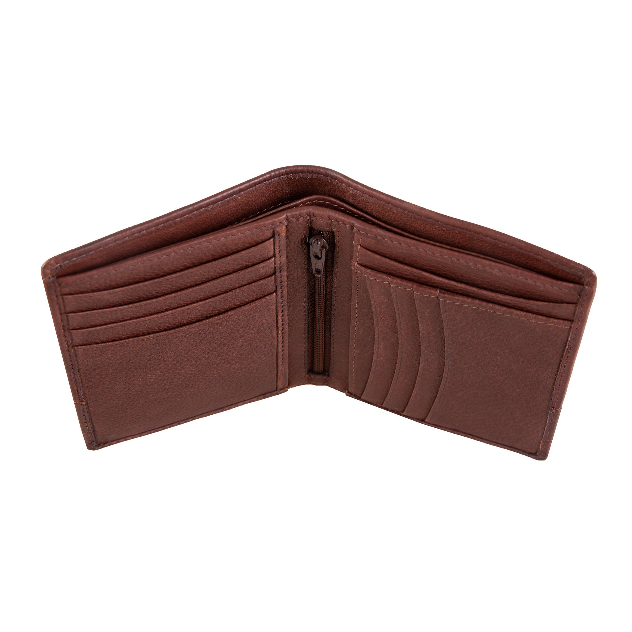 thumbnail image 2 of Roberto Nappa Leather RFID-Blocking Bifold Wallet – Men's, Black, Portrait Style, Made In India 2 of 5