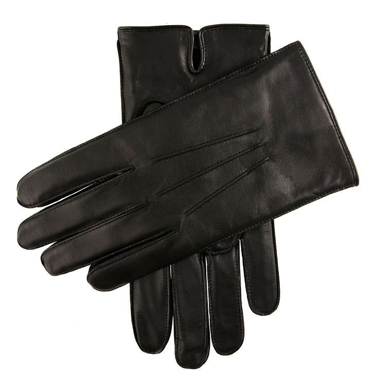 Hastings Men's Fleece Lined Leather Gloves Dents