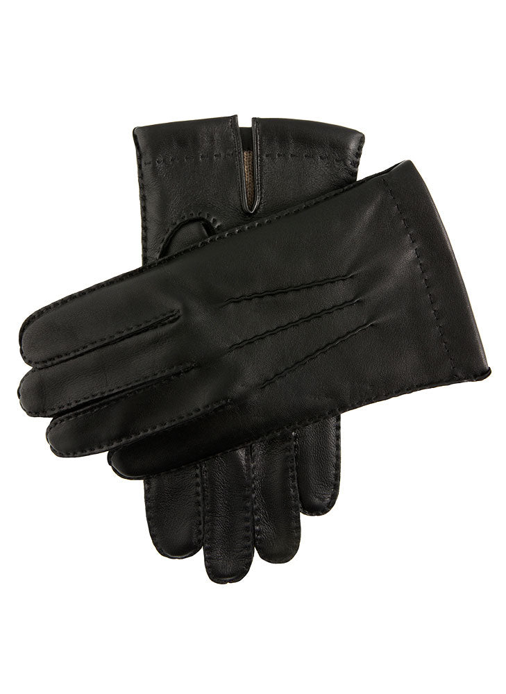 Leather | Lined Cashmere Gloves Dents | Men\'s Touchscreen Shaftesbury