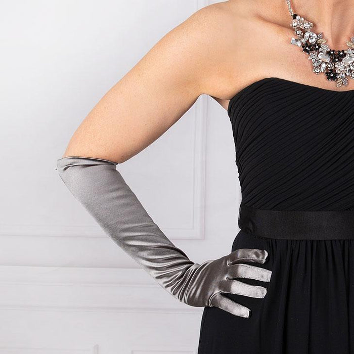 Women's Long Above-Elbow Satin Gloves | Dents Women's Long Above-Elbow Satin Gloves | Dents